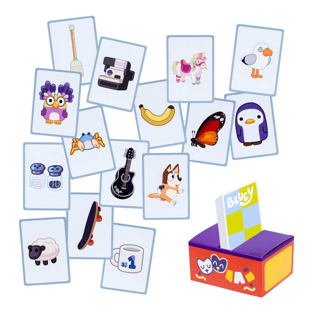 Bluey Charades Card Game for kids aged 3+