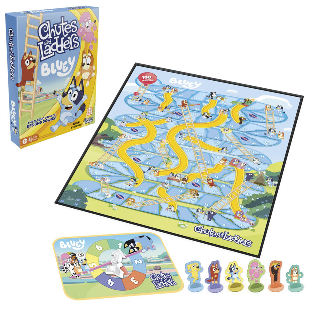 Bluey Chutes & Ladders board games for ages 3+