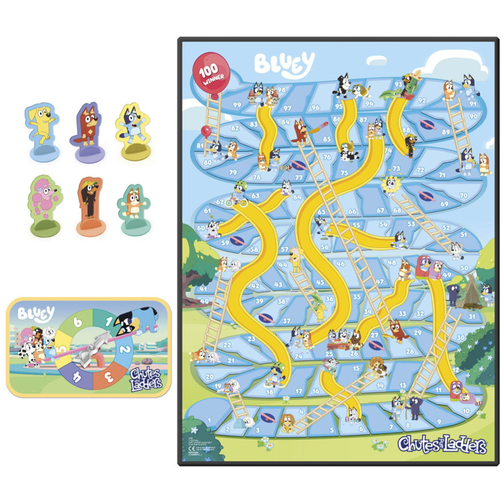 Bluey Chutes & Ladders board games for ages 3+