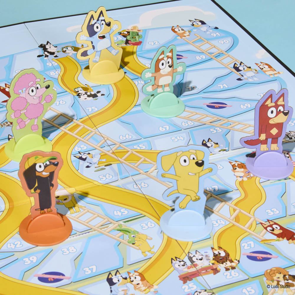 Bluey Chutes & Ladders board games for ages 3+