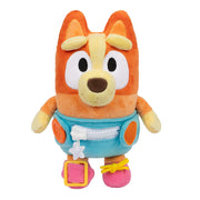 Learn how to dress, tie your shoes, buckle, zip, and use velcro, with Bluey Dress & Play Baby Bingo.