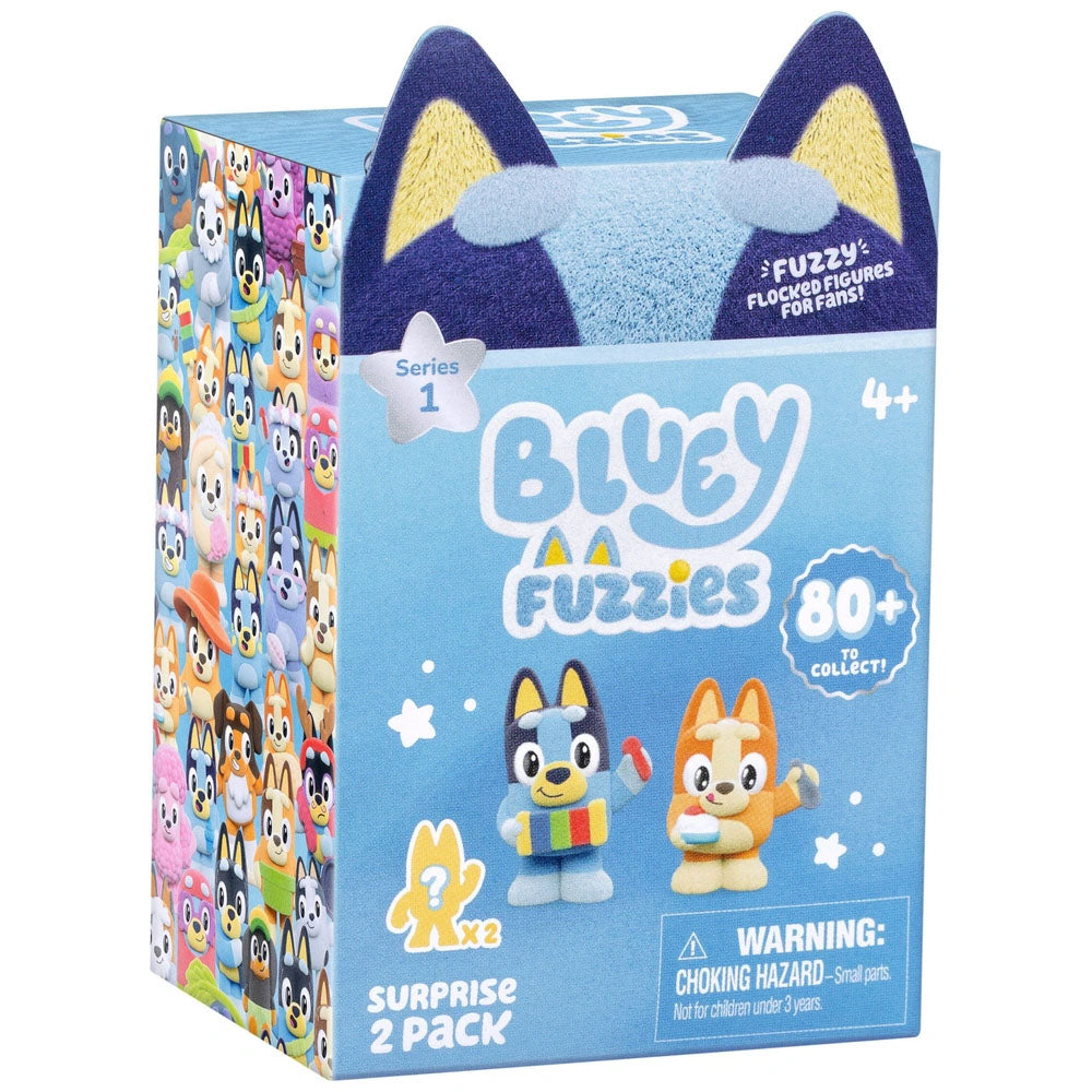 Bluey Fuzzies Series 15 Surprise 2-Pack Blind Box toy, in packaging