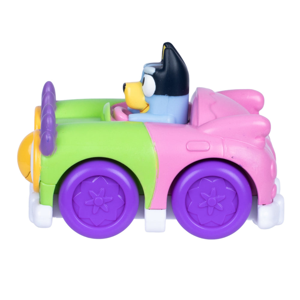Green Pink Bluey Mini Racers Series 15 Cars