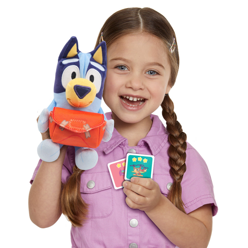 Bluey Pass The Parcel Musical Game with plush soft toy