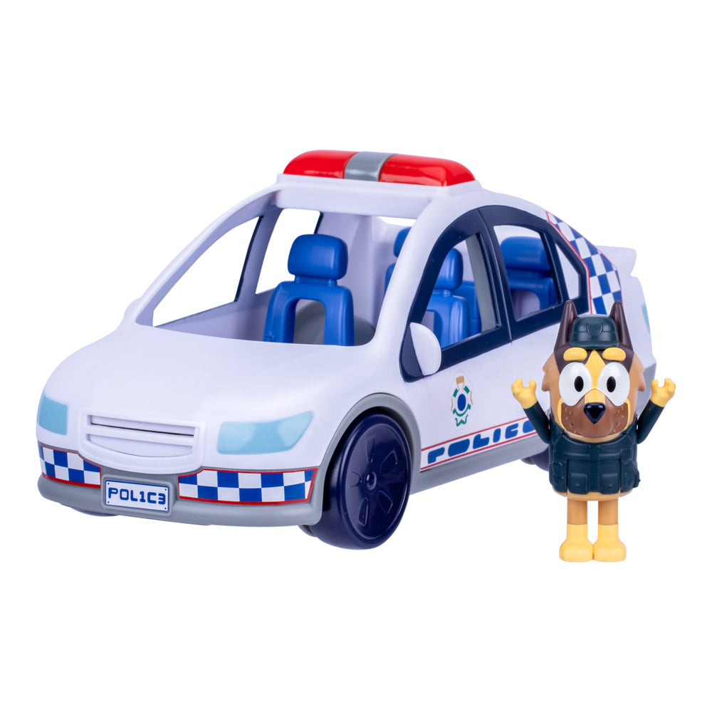 Bluey Police Car toy with figure