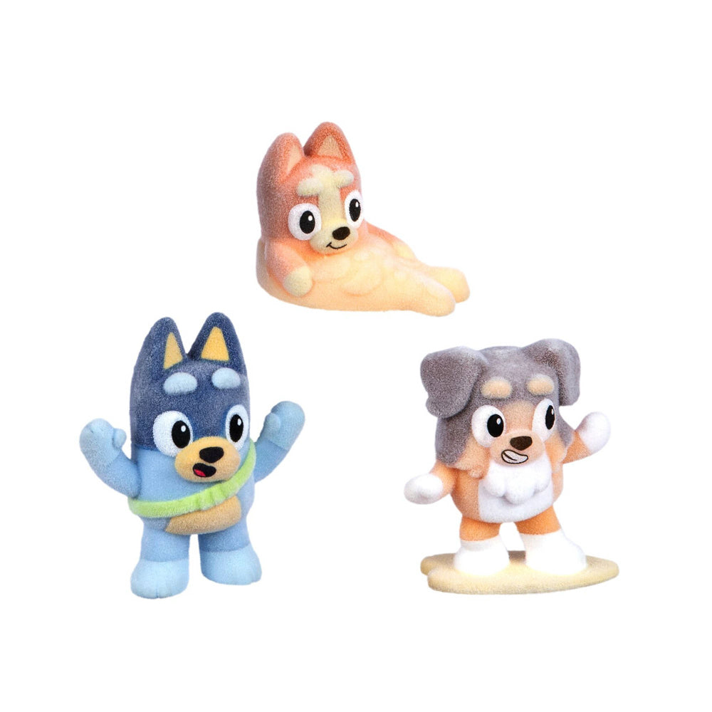 Bluey Series 1 Fuzzies Figures The Beach Episode Pack toys