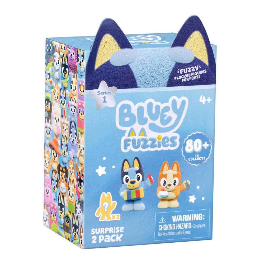 Bluey Series 1 Fuzzies Surprise 2 Pack Blind Box surprise toys, in packaging