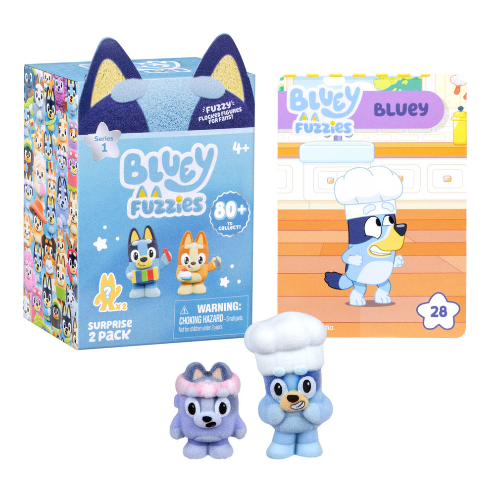 Bluey Series 1 Fuzzies Surprise 2 Pack Blind Box surprise toys