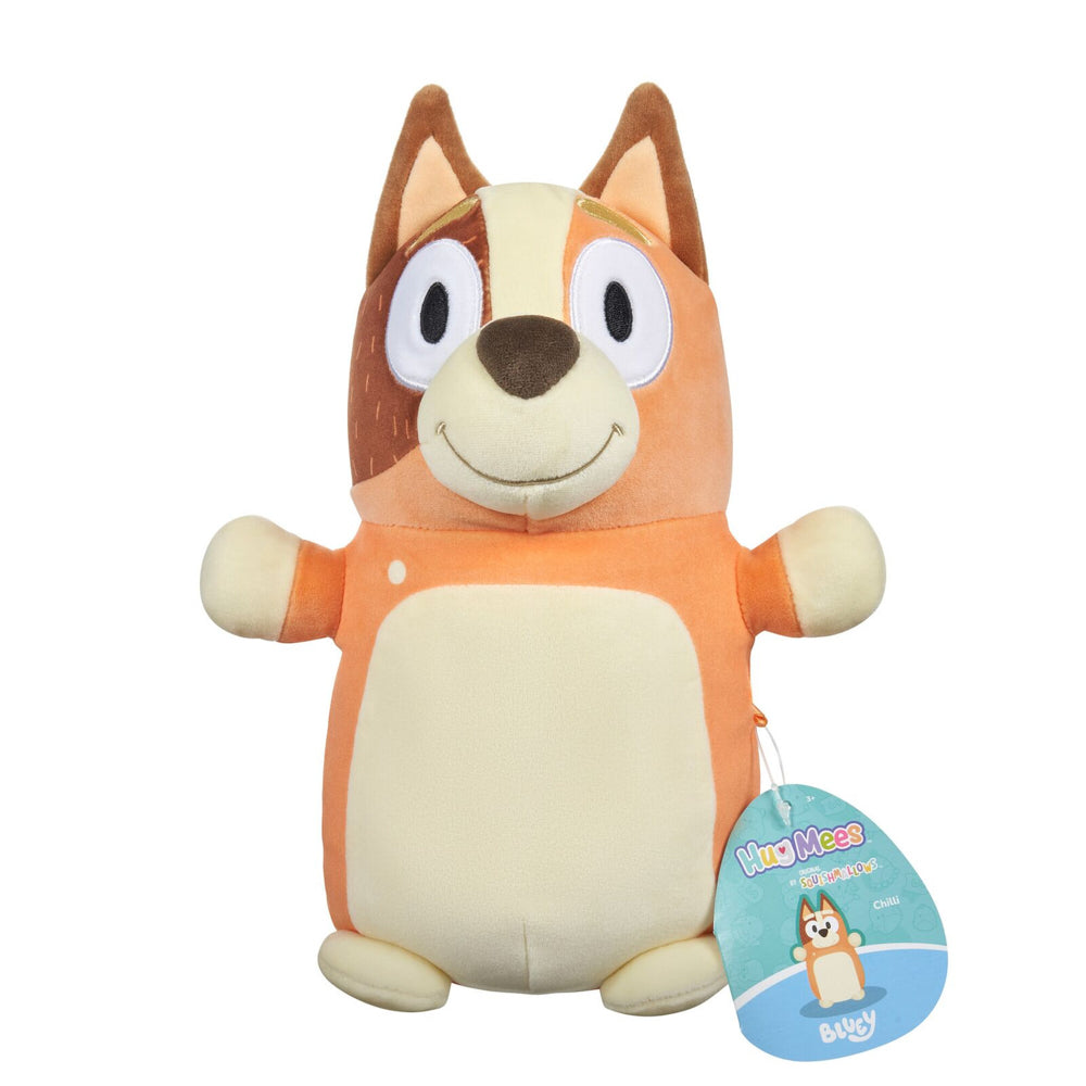 Squishmallows 10 Inch Bluey HugMees Plush - Chilli soft toy