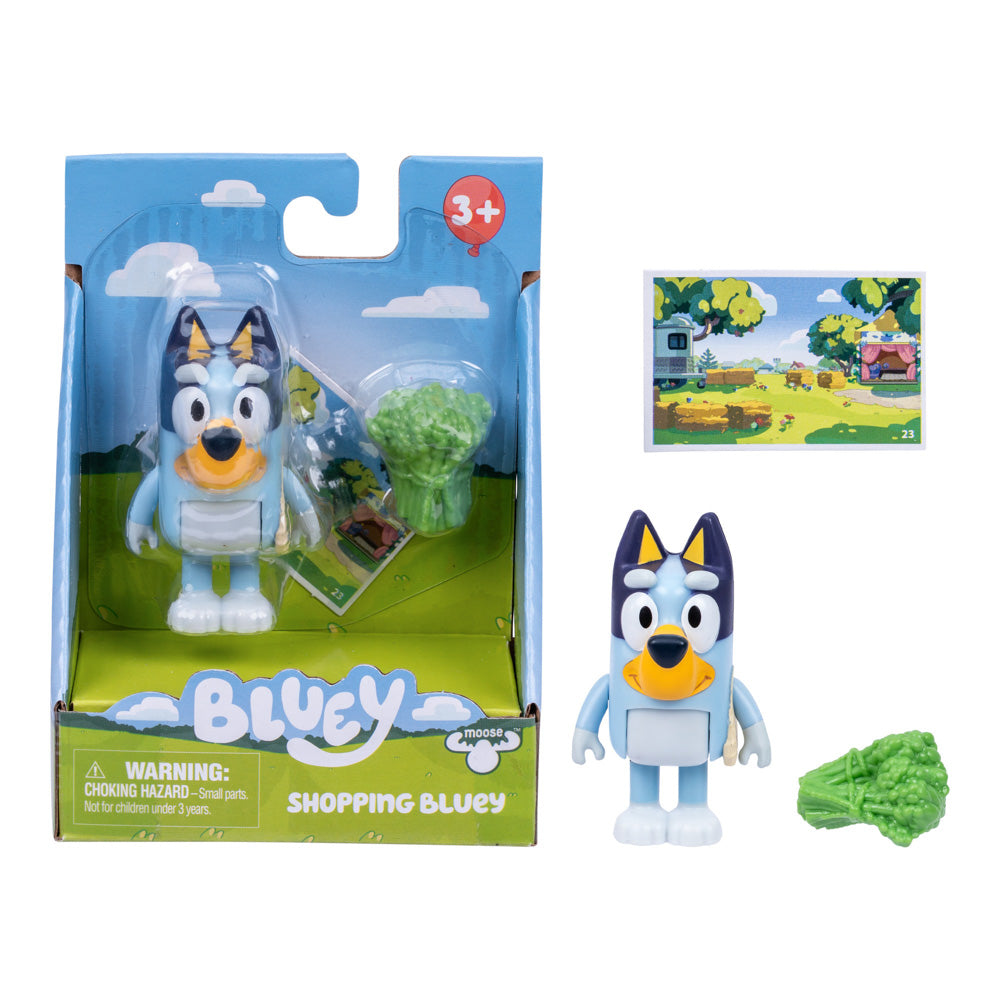Bluey Story Starter Figure Series 14 Assorted Styles shopping bluey