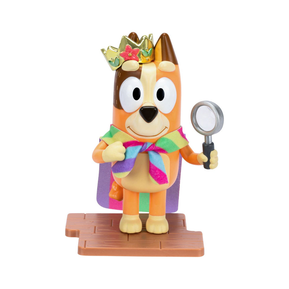 Bluey Studio Collector Figure Series 14 Queen Chilli toy on removable display base.