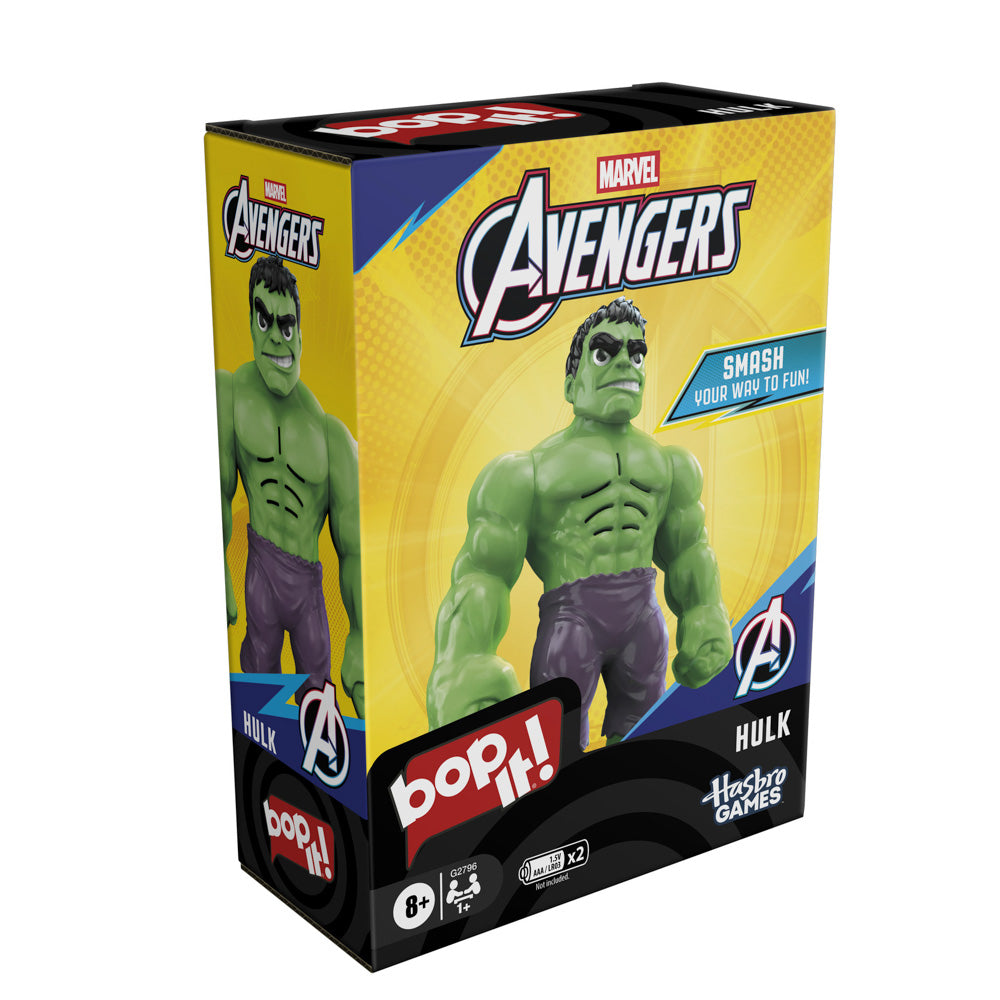 Bop It! Marvel Hulk Action figure game, in packaging