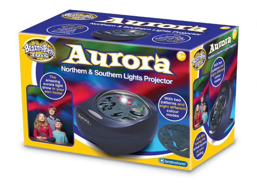 BRAINSTORM TOYS AURORA NORTHERN & SOUTHERN LIGHTS PROJECTOR