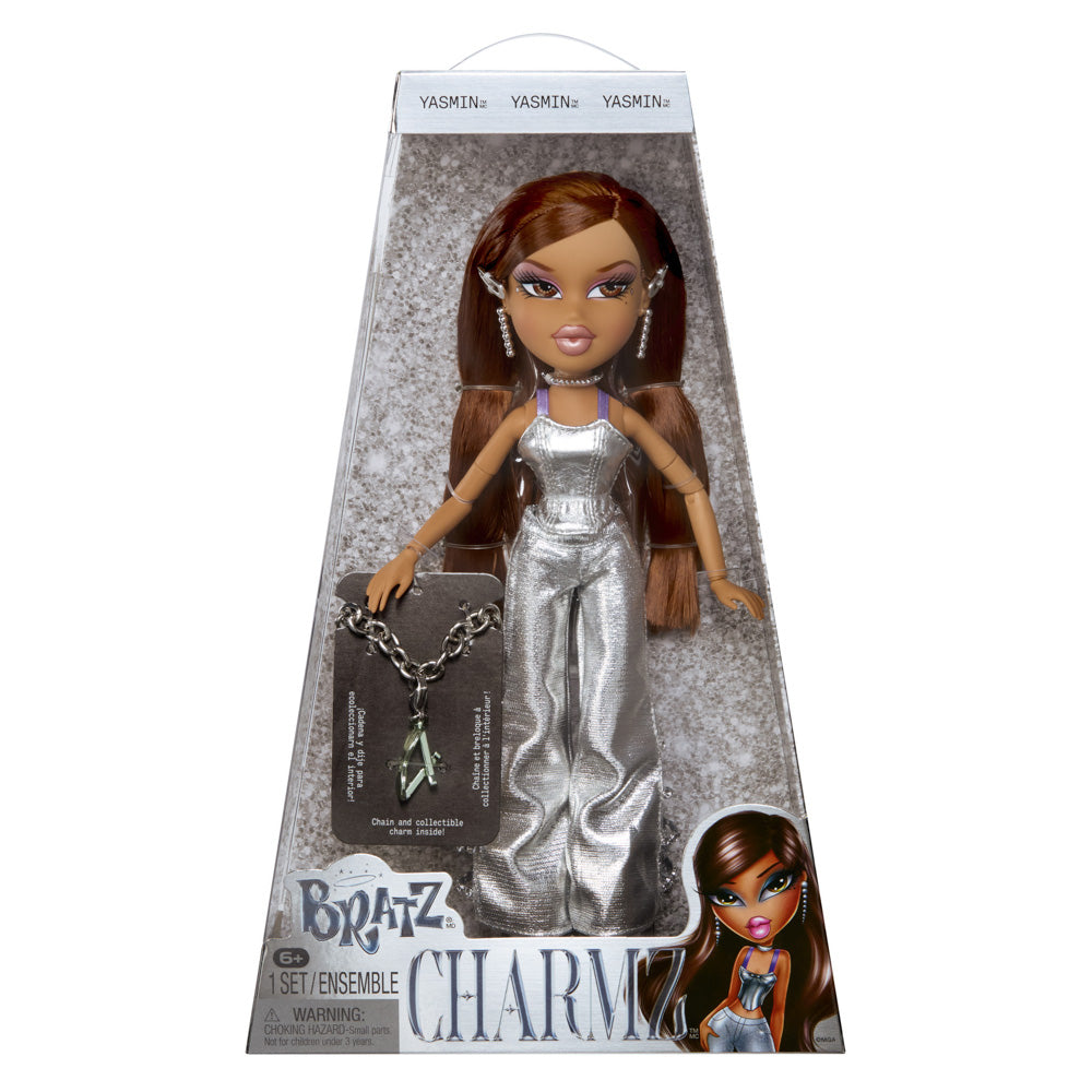 Bratz Charmz Yasmin Fashion Doll with bracelet.