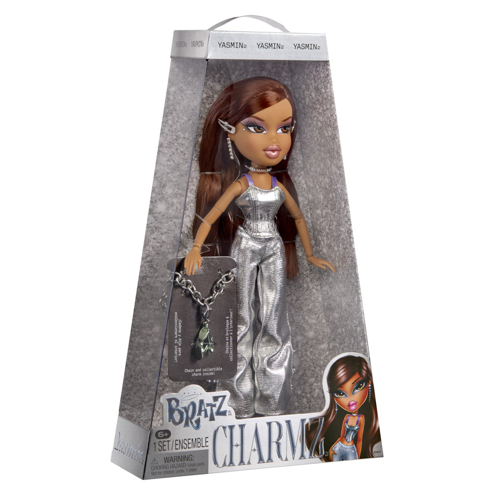 Bratz Charmz Yasmin Fashion Doll with bracelet.