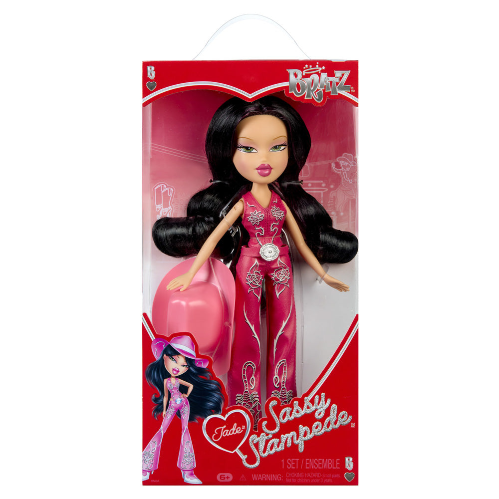 Bratz Sassy Stampede Western Cowgirl Doll - Jade, in packaging.