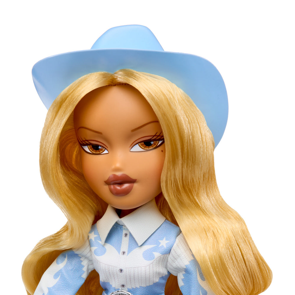 Close up of the Bratz Sassy Stampede Doll Western Cowgirl - Yasmin.