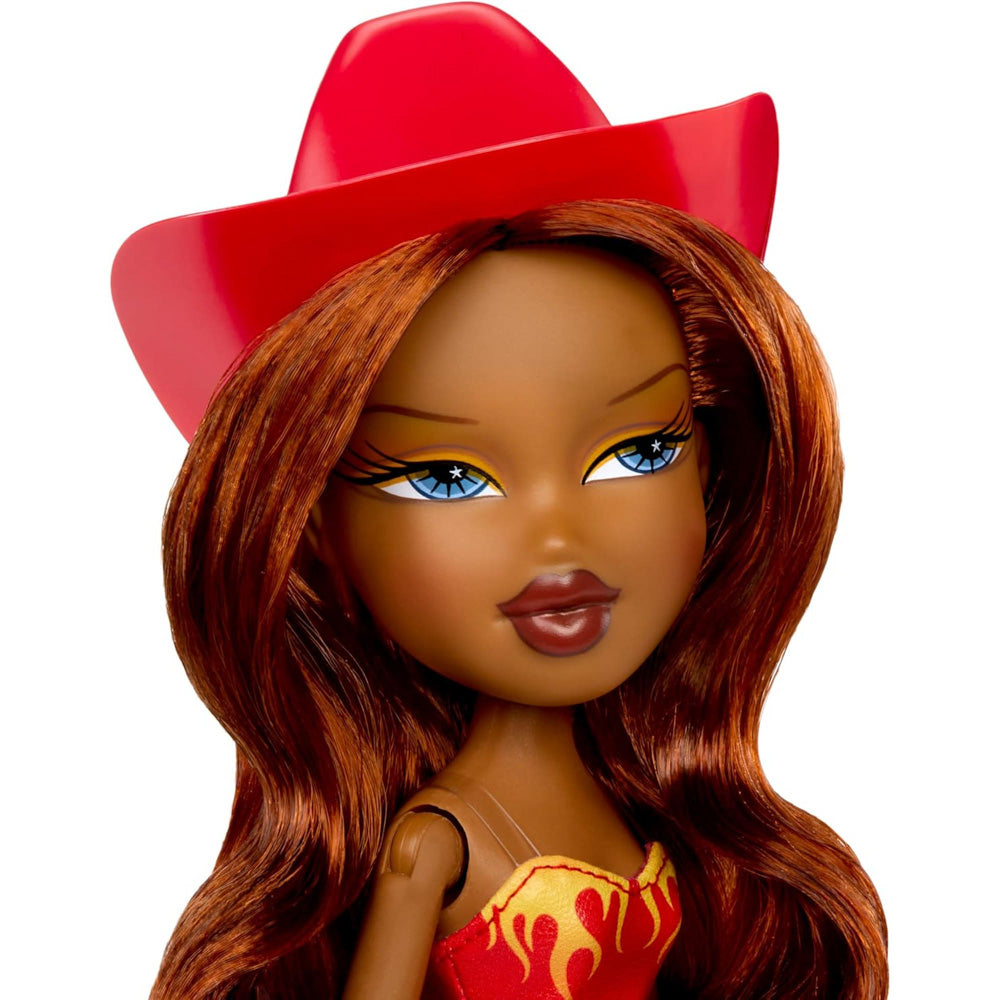 Closeup of the Bratz Sassy Stampede Western Cowgirl Doll - Sasha.