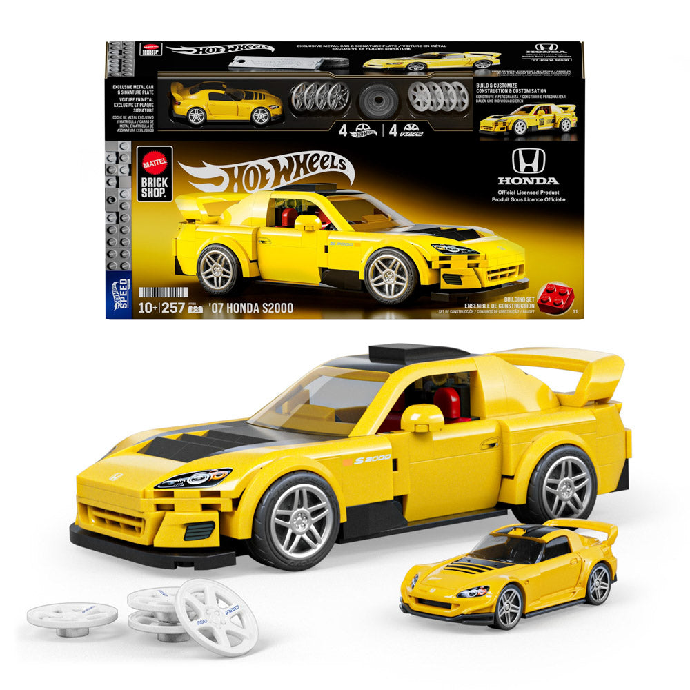Brick Shop Hot Wheels Speed Series Honda S2000 toy car