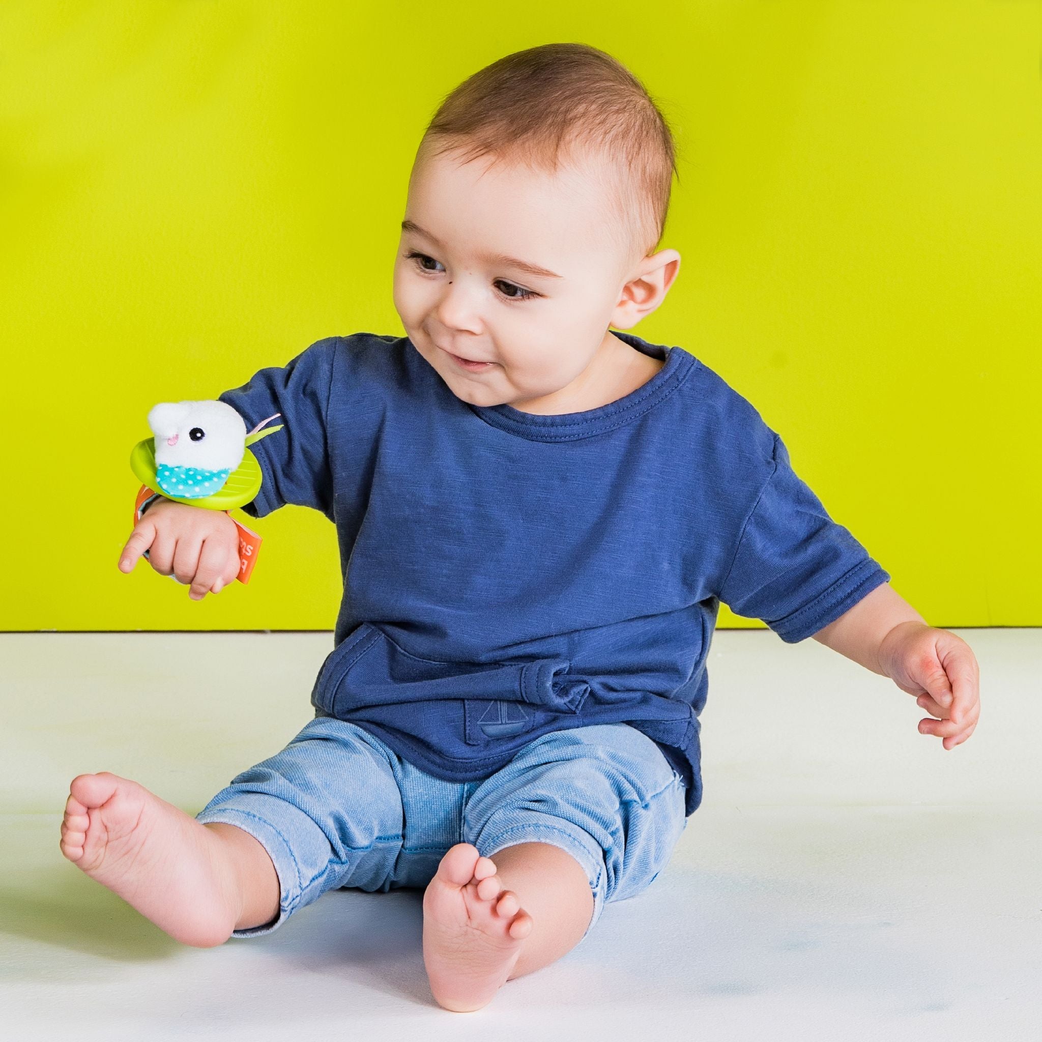 Bright Starts Rattle & Teethe Pals - Monkey & Elephant