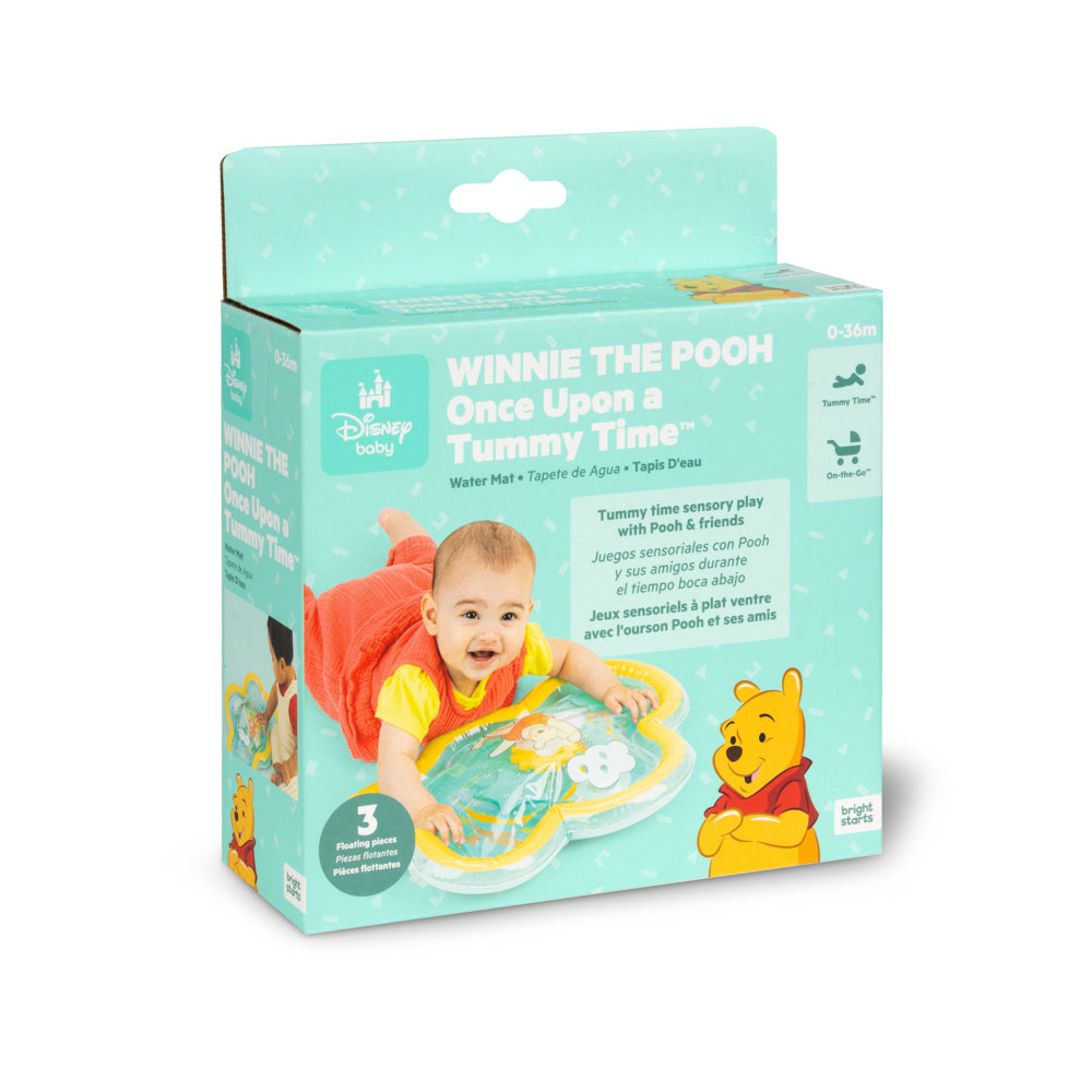 Bright Starts Winnie the Pooh Once Upon A Tummy Time Water Mat, in packaging