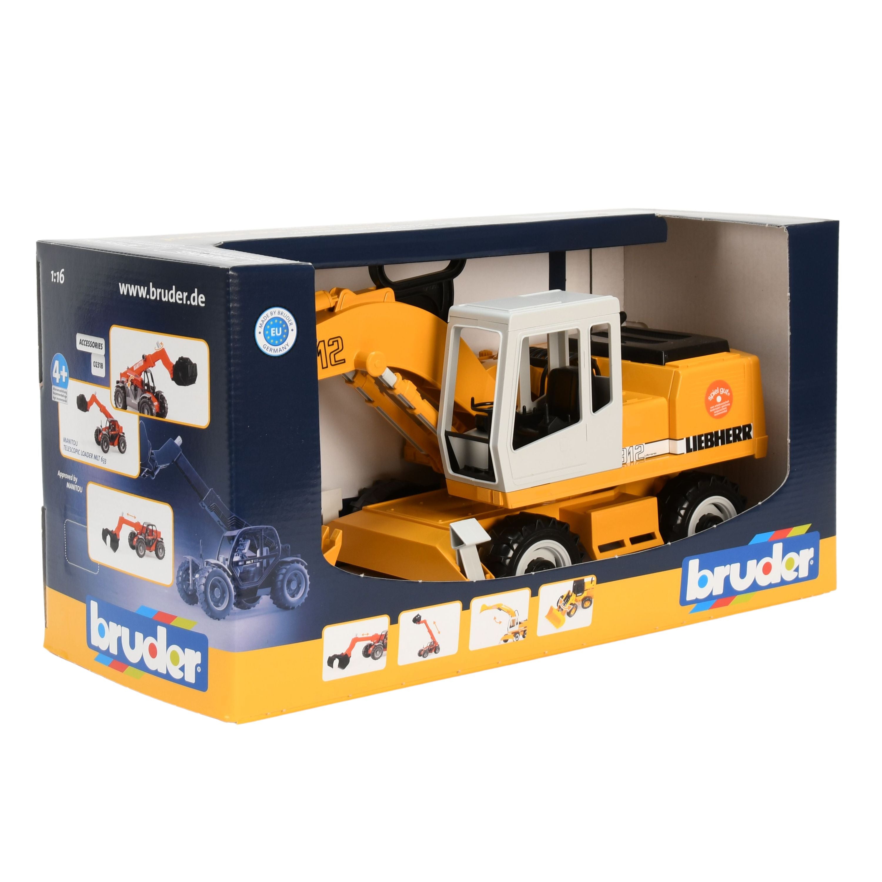 Bruder 1:16 Liebherr Wheeled Excavator