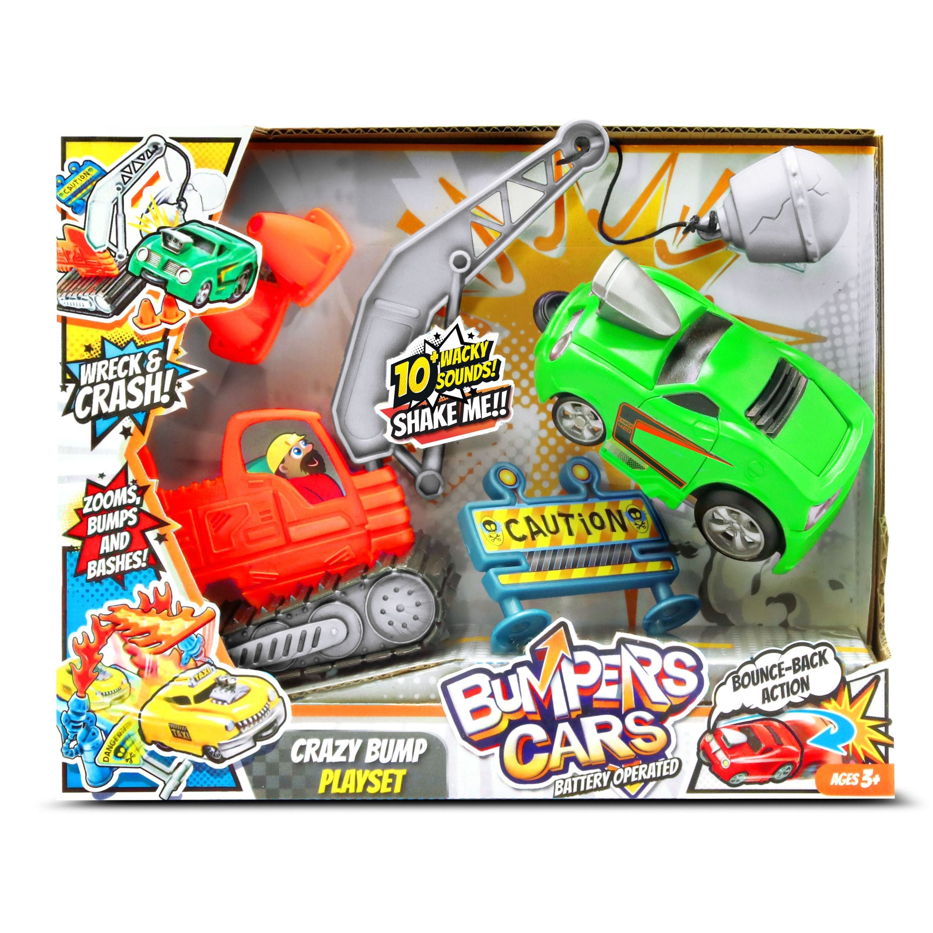 Bumpers Cars Crazy Bump Playset Assorted Styles