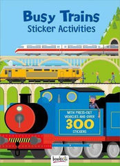 Busy Trains Sticker Activities Book