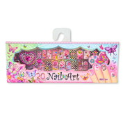 Pink Butterfly Nail Art Set- 20 Nail Stickers, in packaging