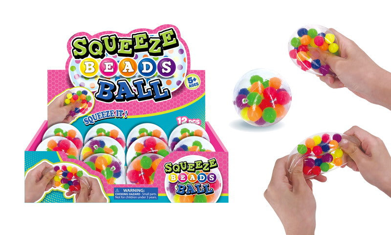 SQUEEZE BEADS BALL ASSORTED STYLES