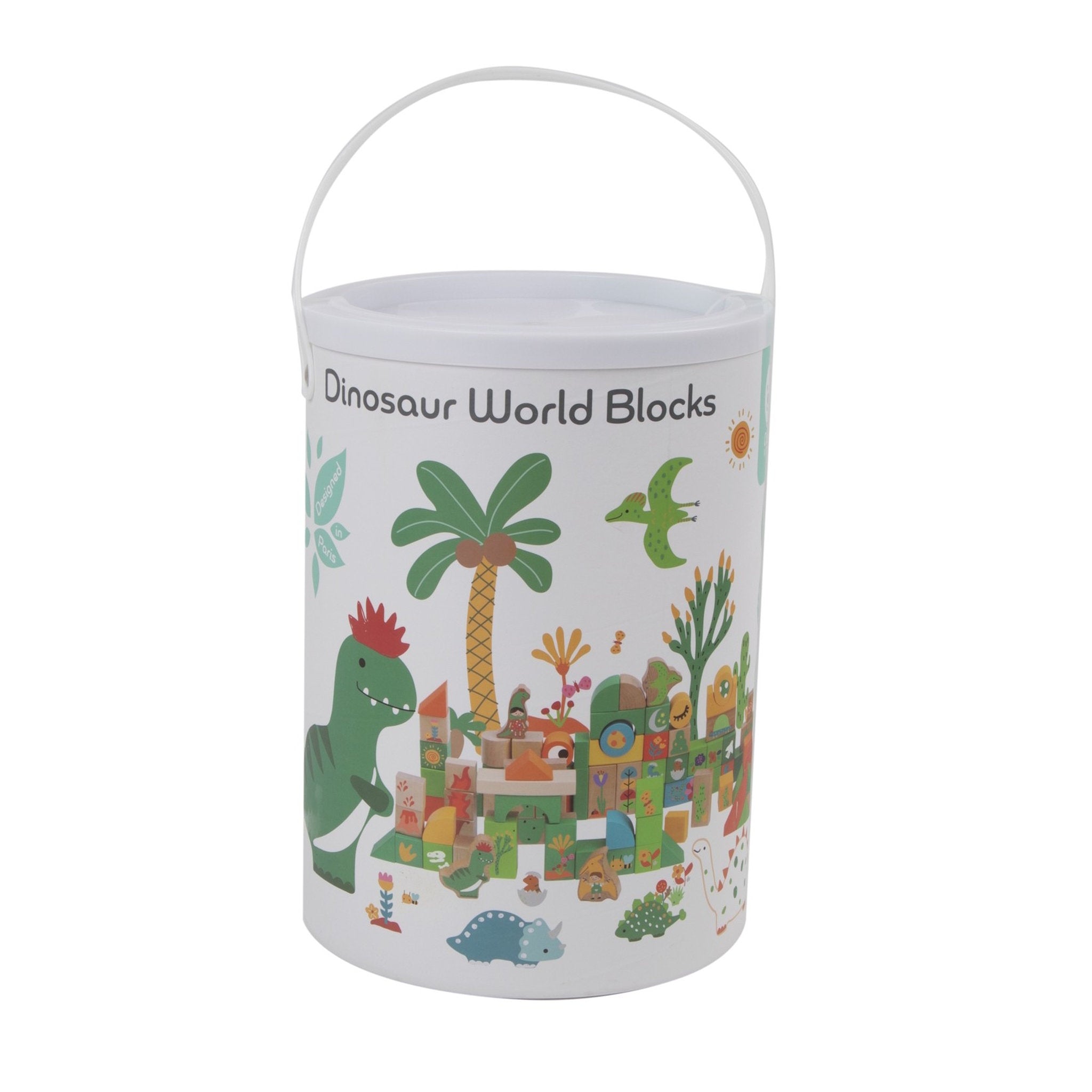 Classic World Dinosaur World Blocks 100 Pieces
