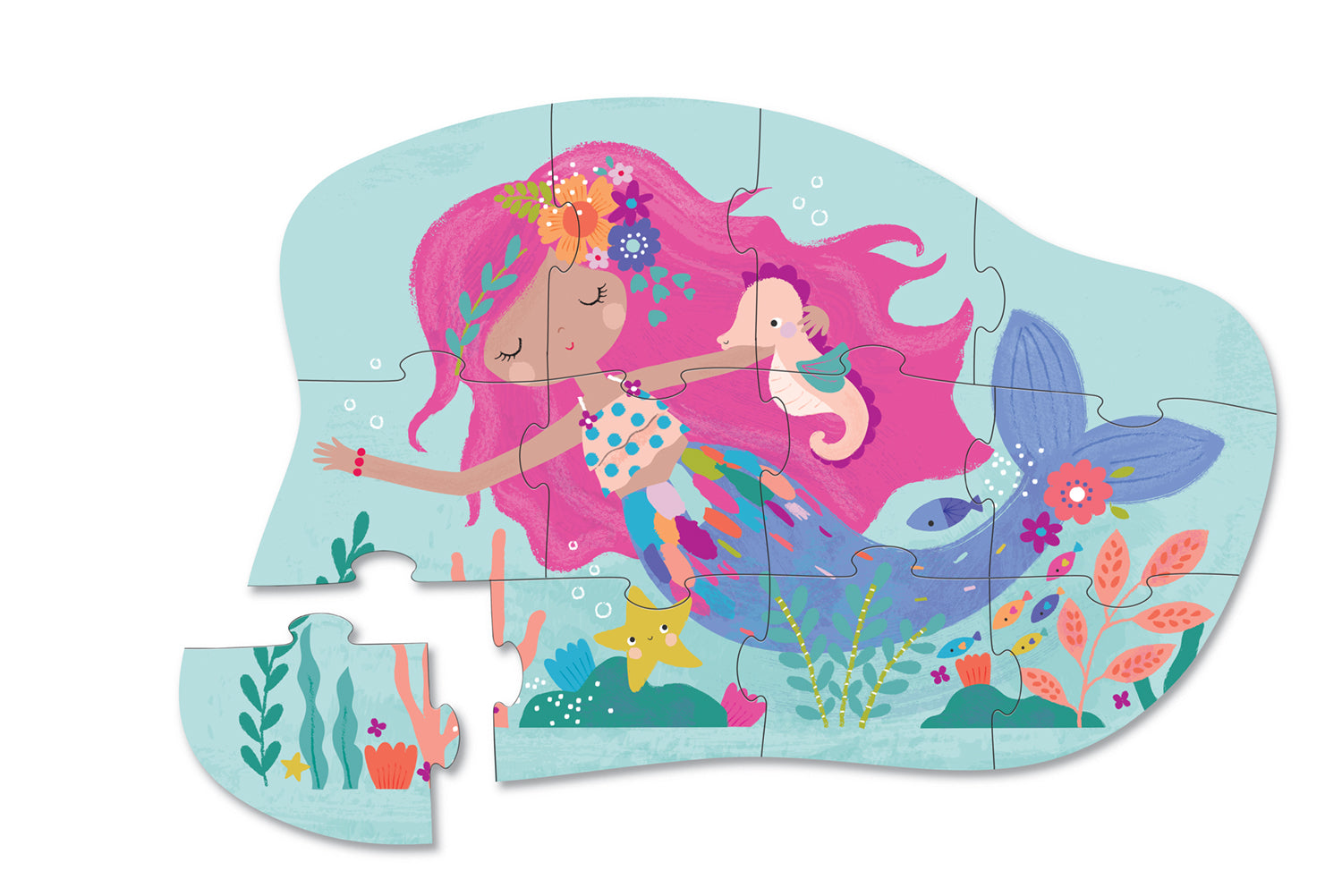 Croc Creek 12 Piece Mini Puzzle - Mermaid Dreams