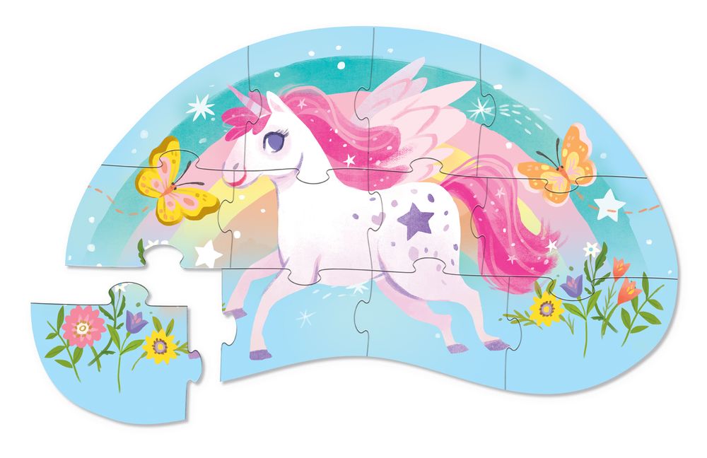 Croc Creek 12Piece Mini Puzzle Sweet Unicorn
