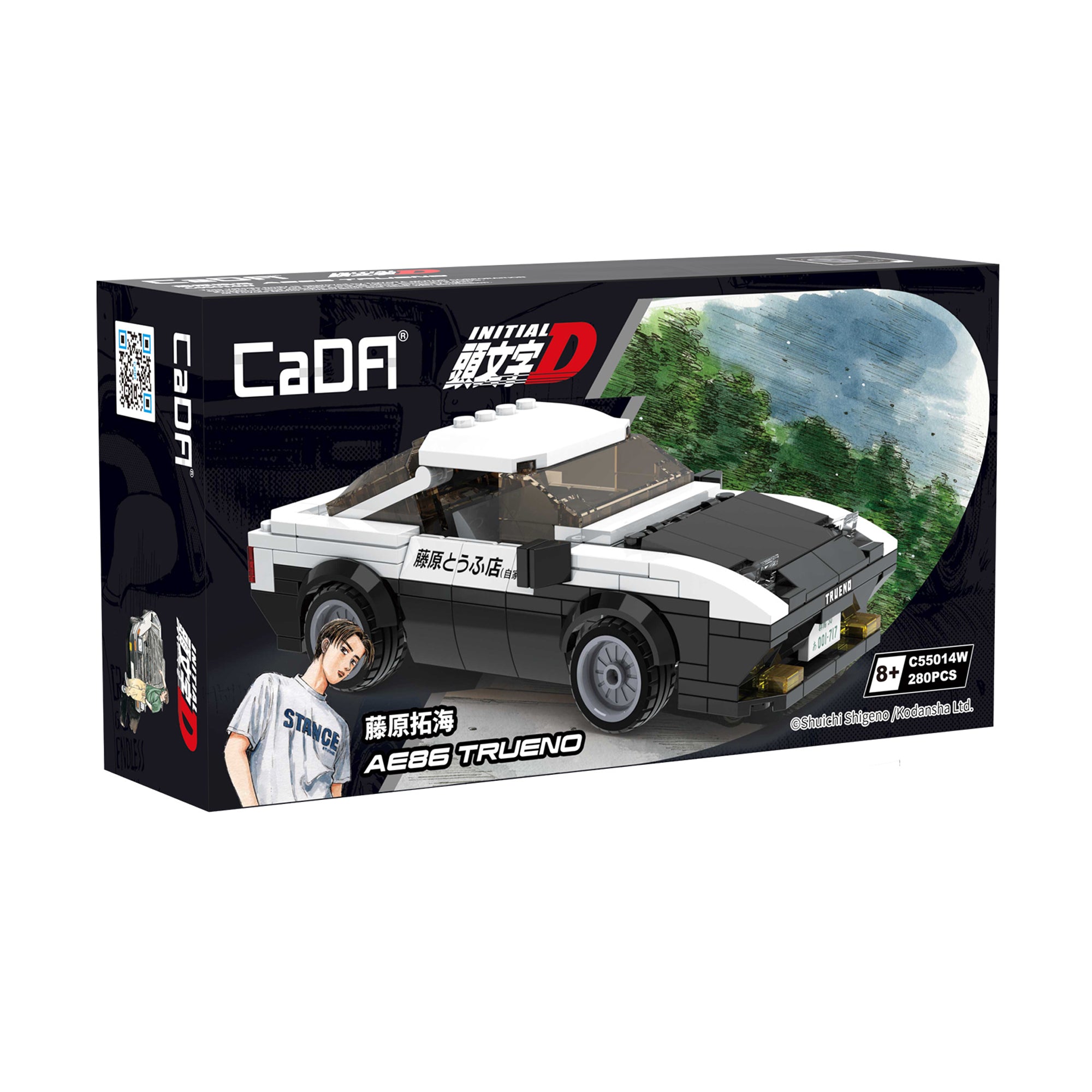 CaDA 1:24 Initial-D Toyota AE86 Car – Toyworld NZ
