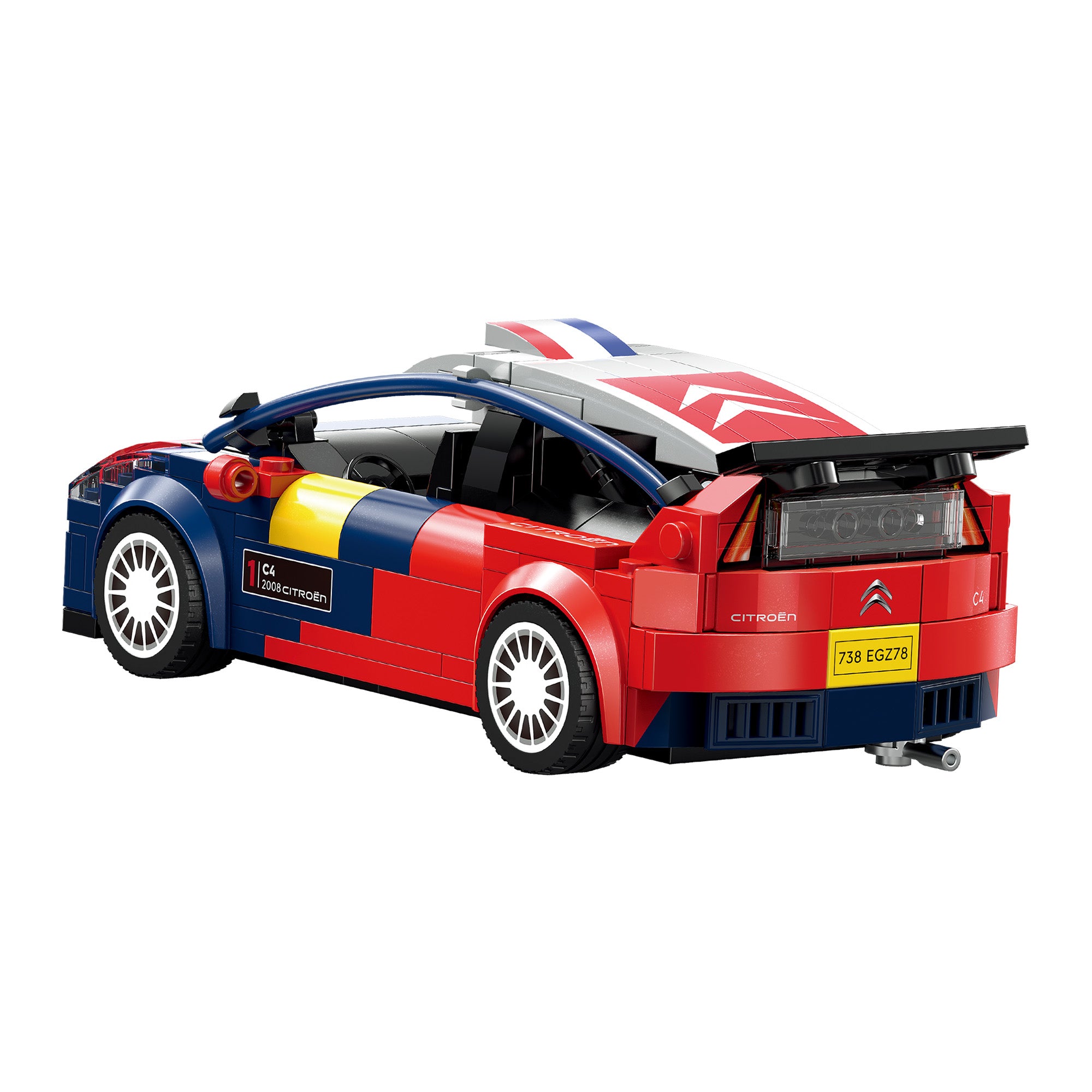 CaDA 1:24 Brick 2008 Citreon C4 WRC Car