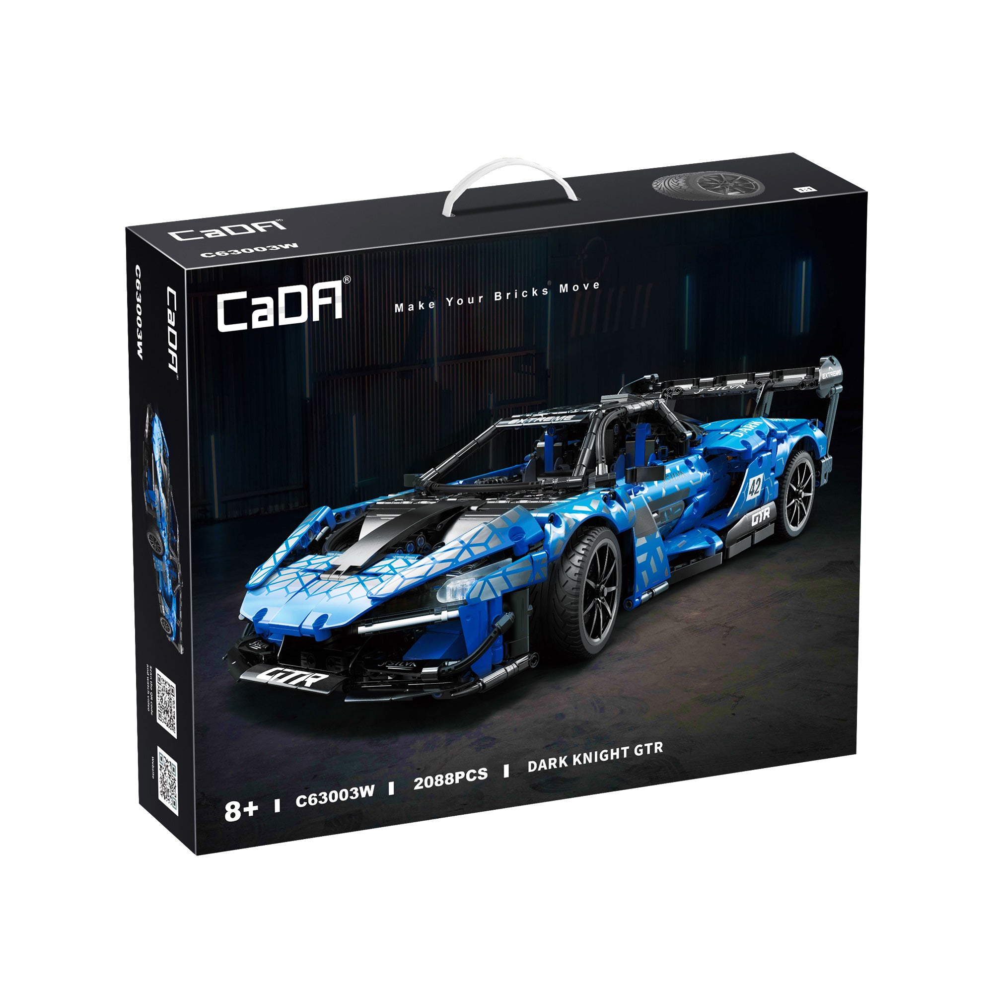 CaDA 1:10 Dark Knight GTR Brick Car