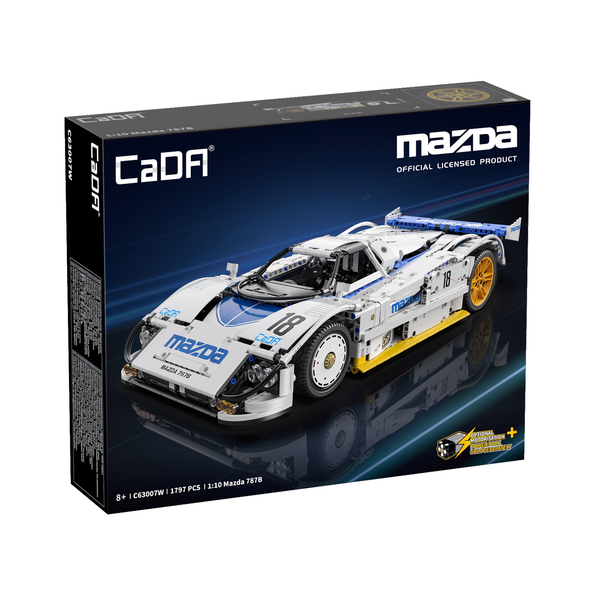 CaDA 1:10 Mazda 787B Brick Car