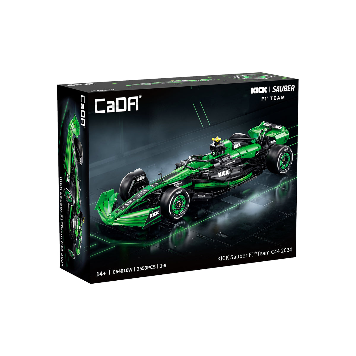 CaDA 1:8 Kick Sauber F1 Team C44 2024 - Toyworld NZ
