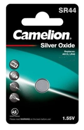 Camelion 1.55V Sr44 Silver Oxide Battery 1 Pack