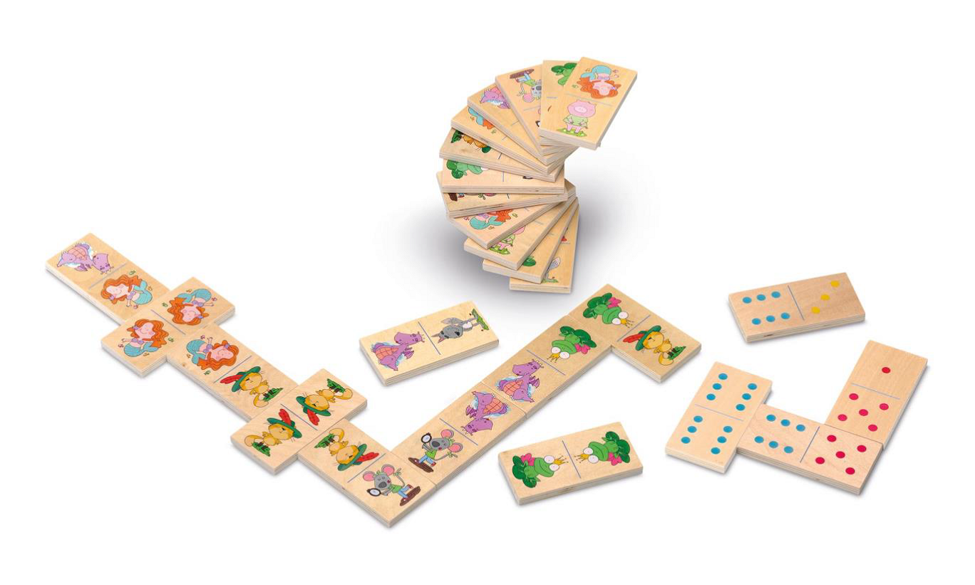 Cayro Kids Wooden Dominos