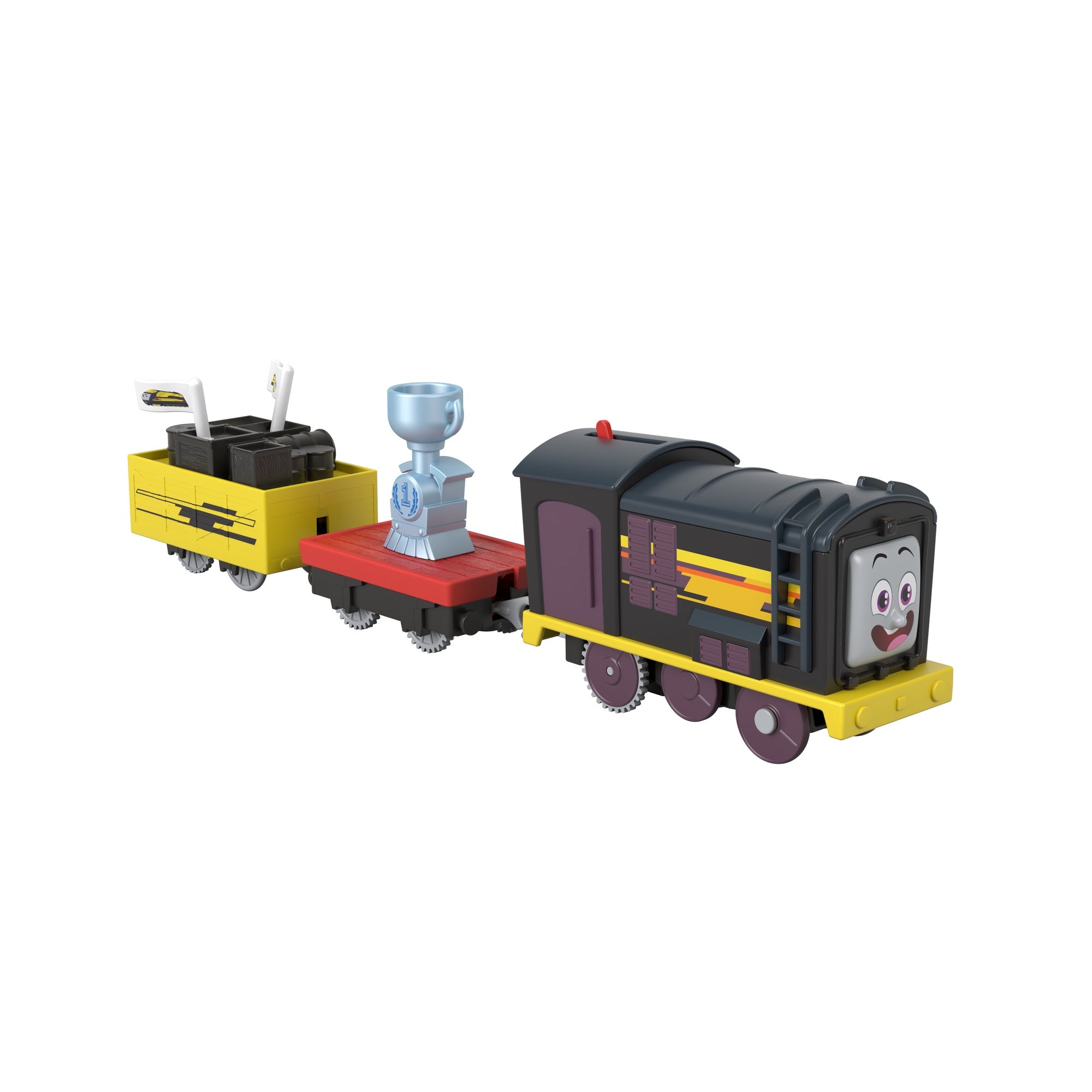 Fisher-Price Thomas & Friends Motorized Greatest Moments Engine Deliver The Win Diesel