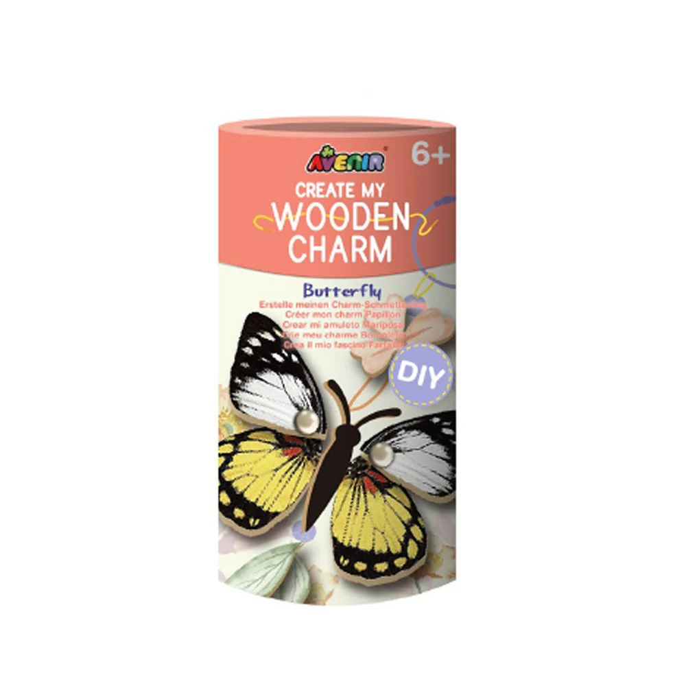 Avenir Create My Wooden Charm Butterfly