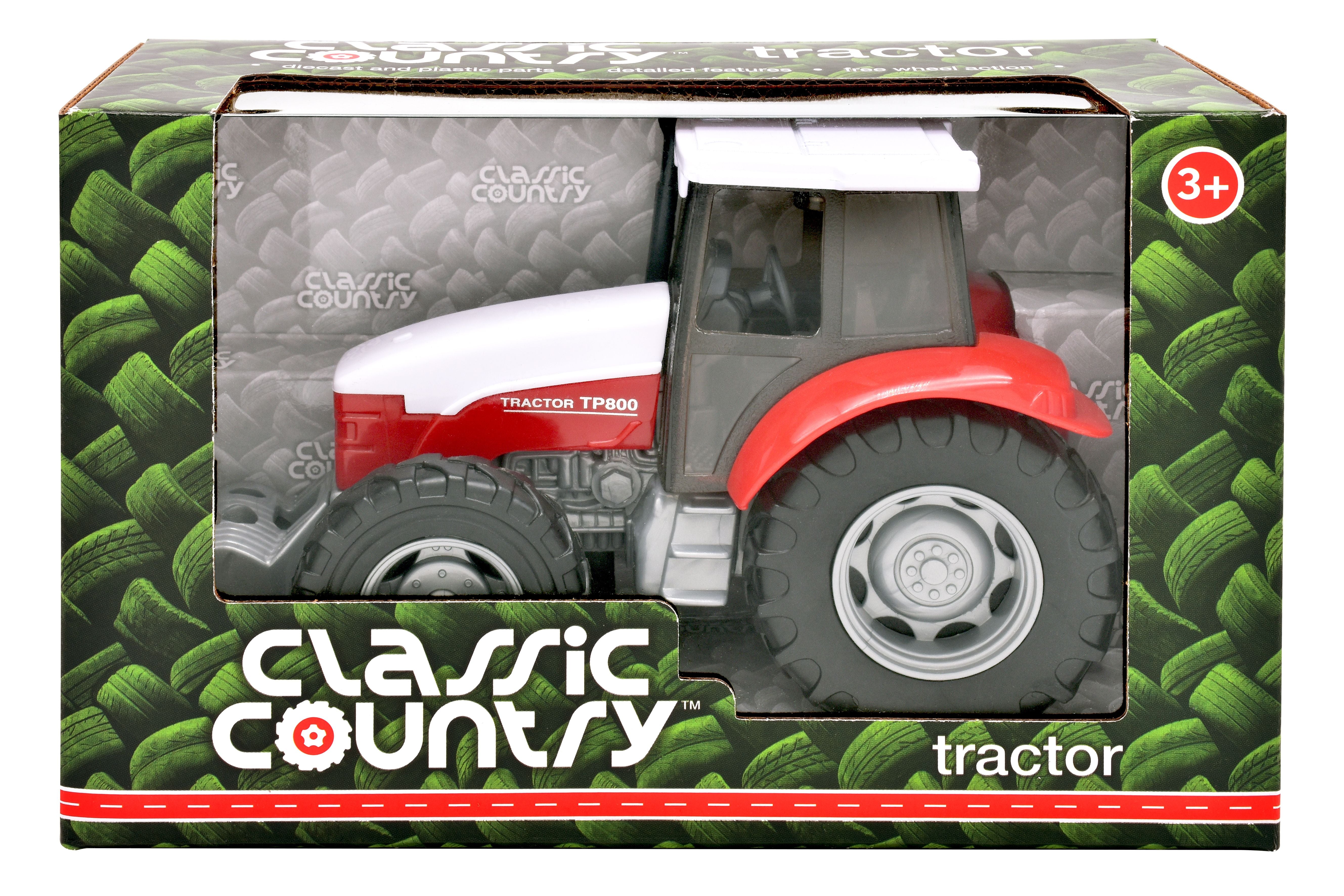 Classic Country Tractor Red
