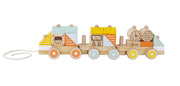 Classic World Pastel Colours Pull Train - Toyworld NZ