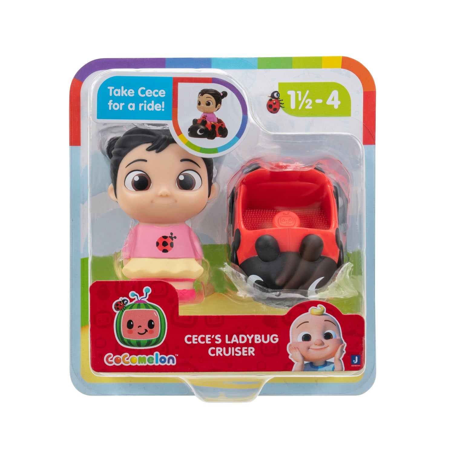 Cocomelon JJ & Friends Cruisers - Cece Ladybug