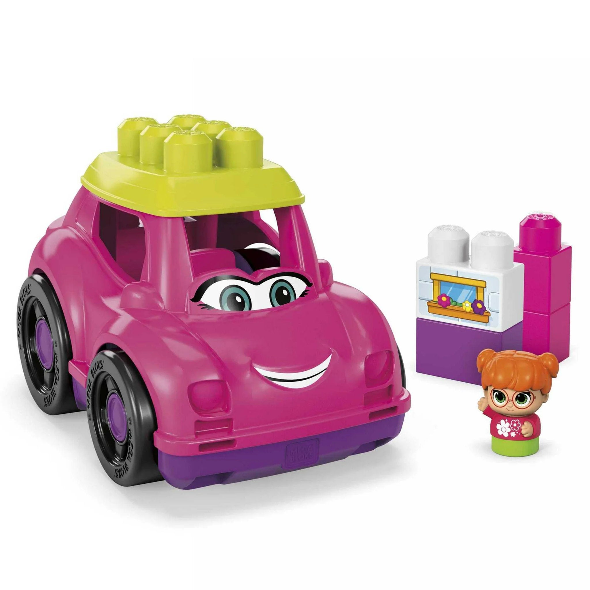 Fisher-Price MEGA Bloks First Builders Lil Vehicles Catie Convertible