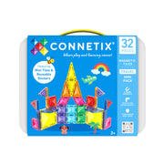CONNETIX Magnetic Tiles 32 Piece - Travel Mini Pack
