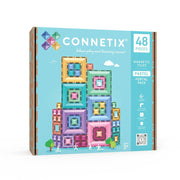 CONNETIX Magnetic Tiles 48 Piece - Pastel Portal Pack.