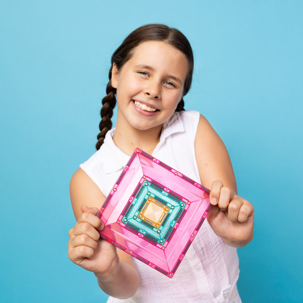 CONNETIX Magnetic Tiles 48 Piece - Pastel Portal Pack.