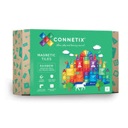 CONNETIX Magnetic Tiles 102 Piece Rainbow Creative Pack